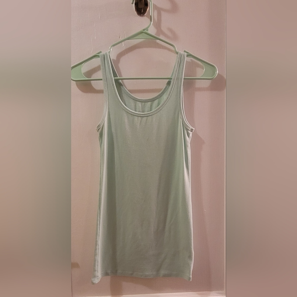Merona mint green tank top small